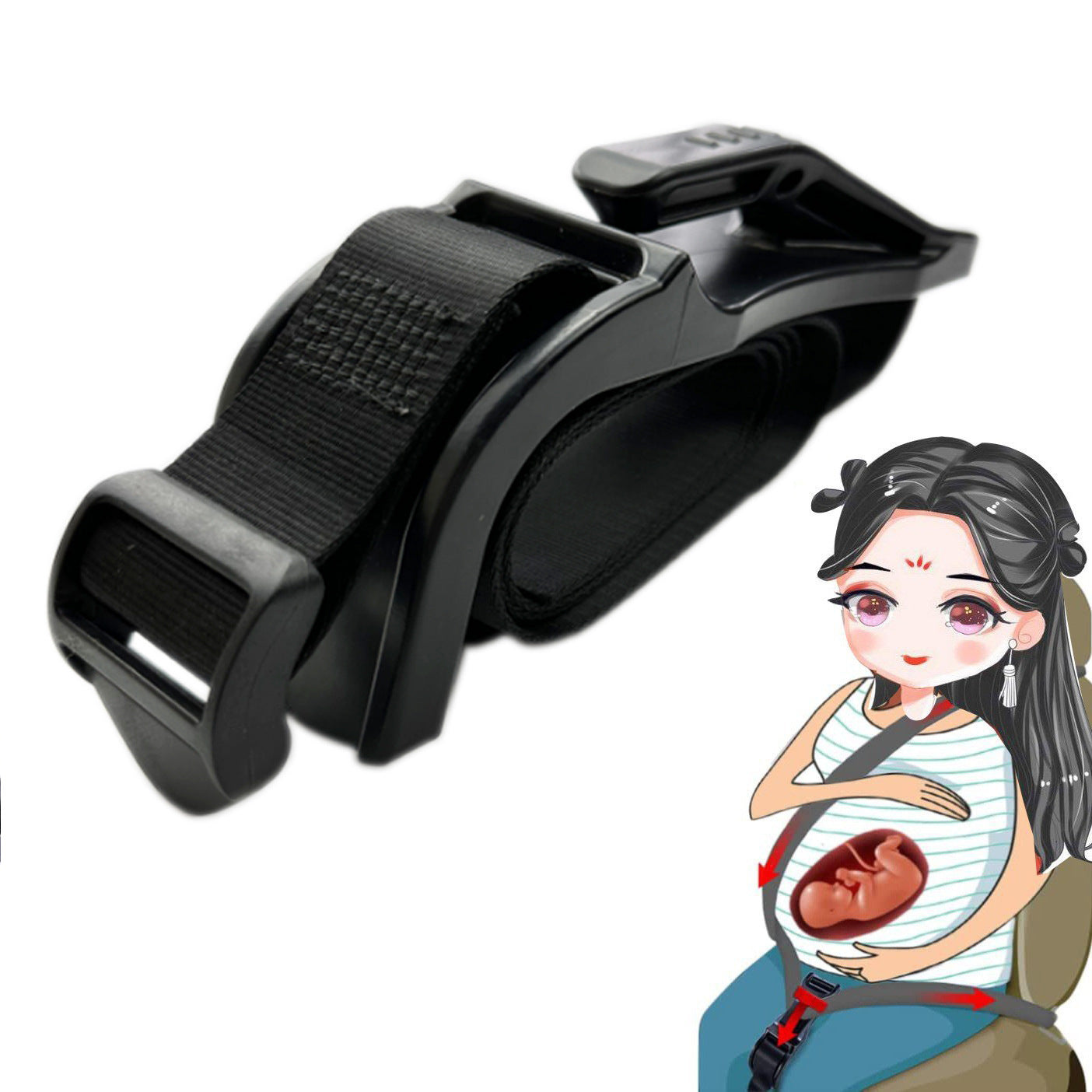 Maliben | Babyguard Belt | Safe On The Go For You And Your Unborn Child - Comfortable Maternity Belt