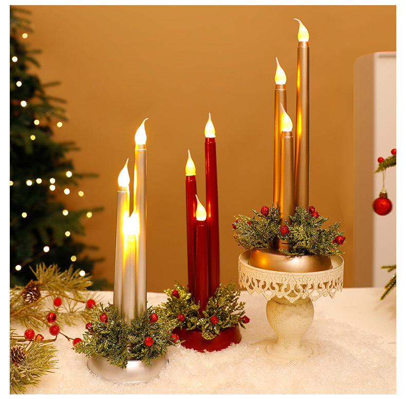 Glossy Simulation Led Taper Candle