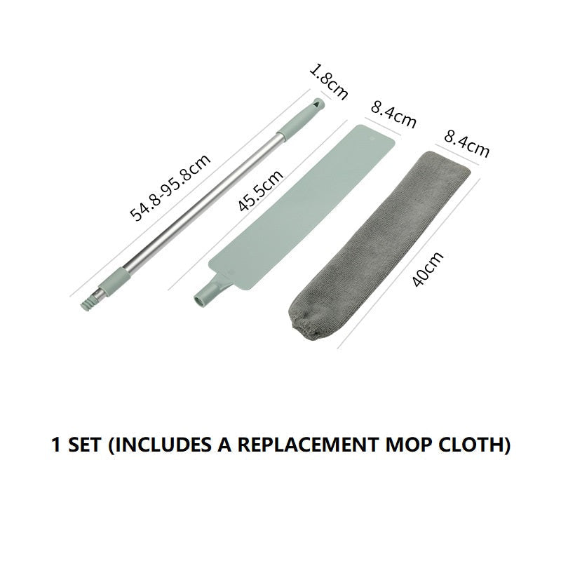 Maliben | Multifunction Retractable Microfiber Dust Brush Gap Mop
