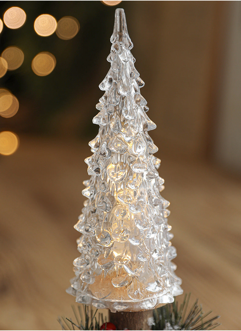 Led Christmas Lantern Table Lamp Decoration