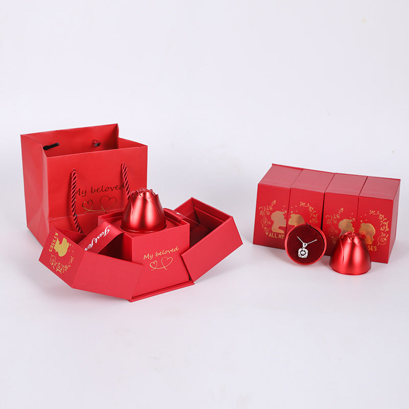 Maliben | Love Projection Heart Necklace (I Love You In 100 Languages)