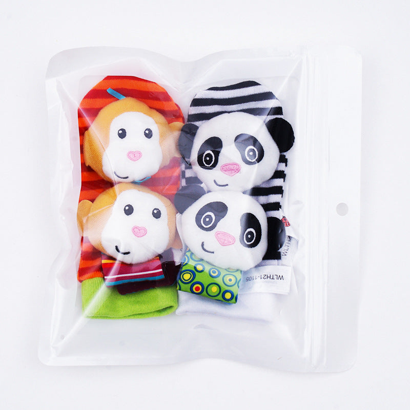 Maliben | Sensory Baby Plush Socks And Bracelet