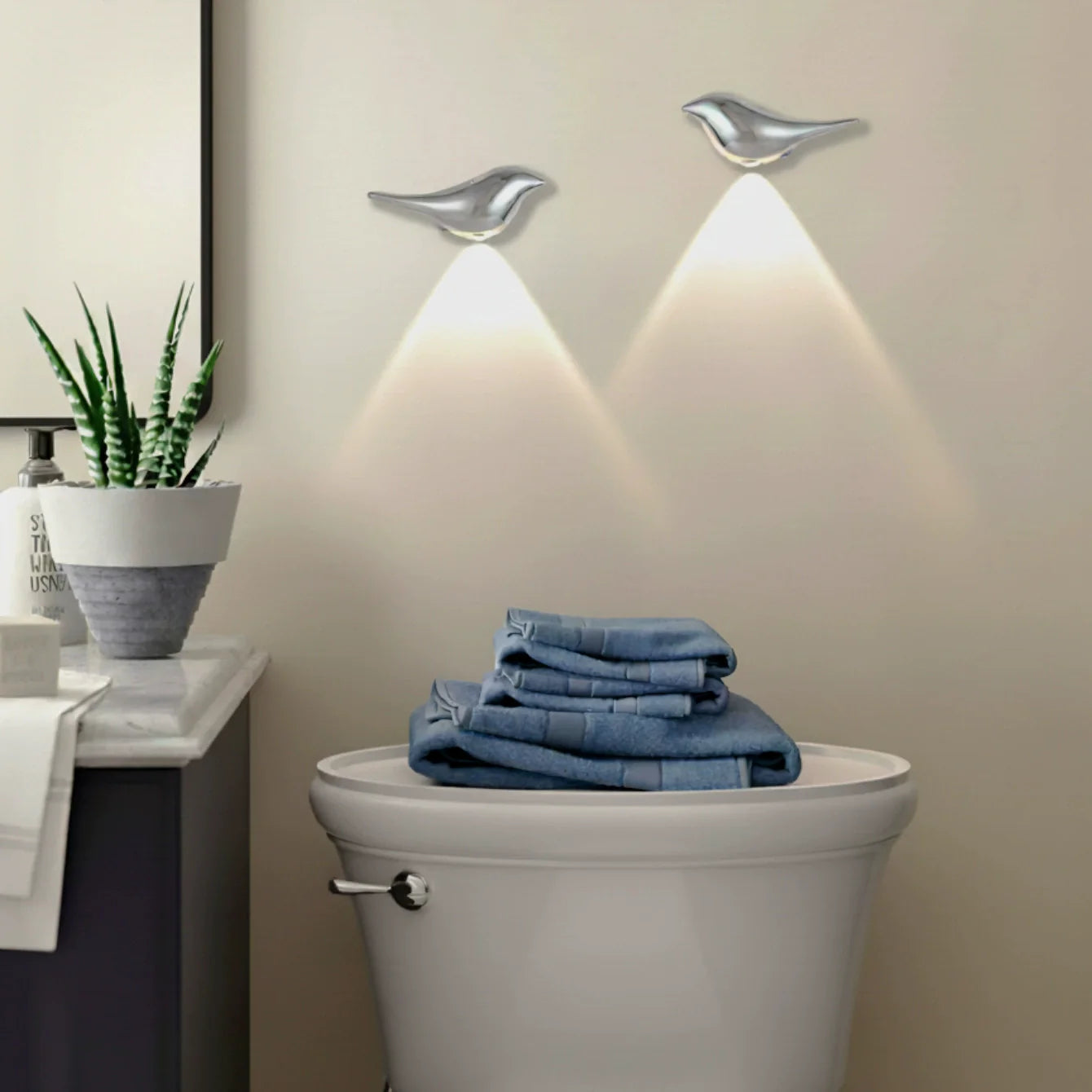 Rgb Ambient Light Smart Light-Control Motion-Sensing Rechargeable Magnetic Wall Night Light