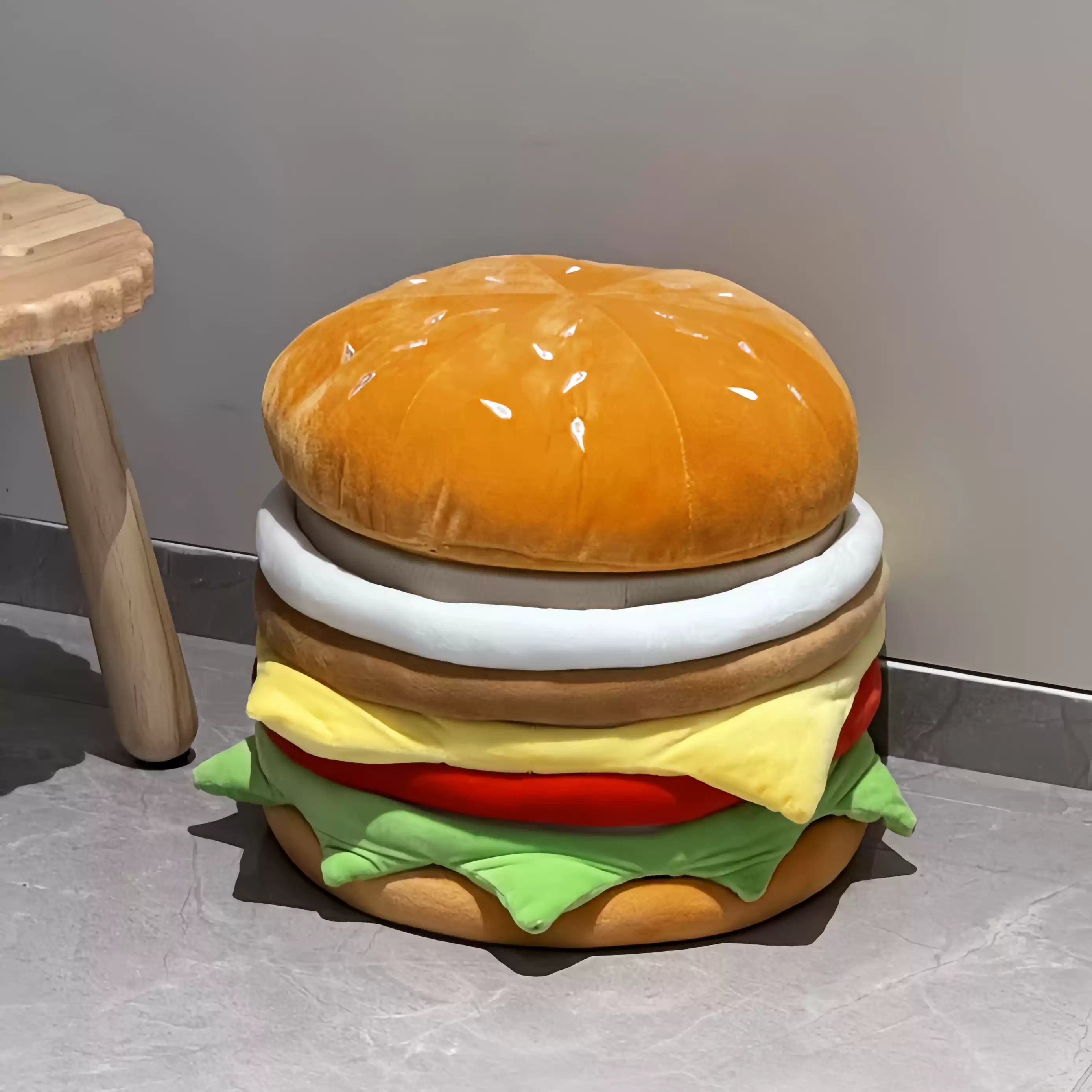 Maliben | Hamburger Ottoman Space Organizer Chair