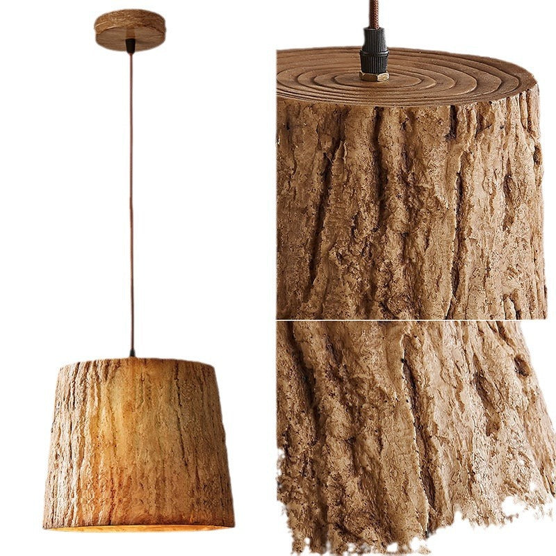 Maliben | Wooden Log Pendant Lamp With Natural Look