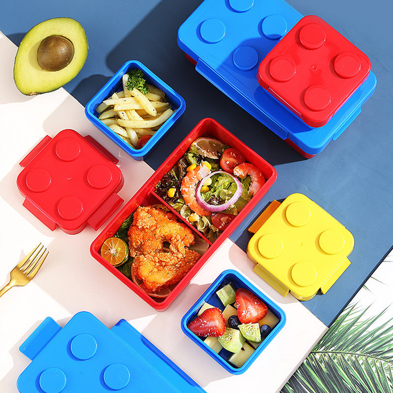 Maliben | Cute Building Block Lunchbox For Kids