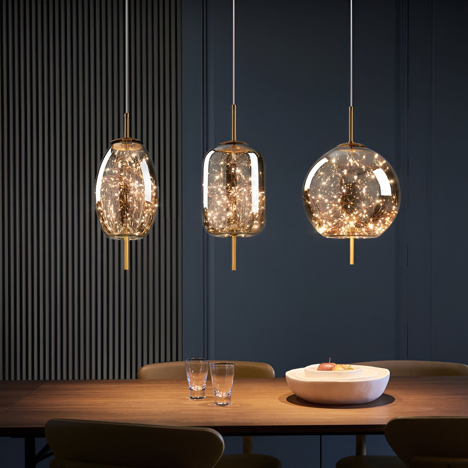 Maliben | Glass Nordic Luxe Pendant Lamp