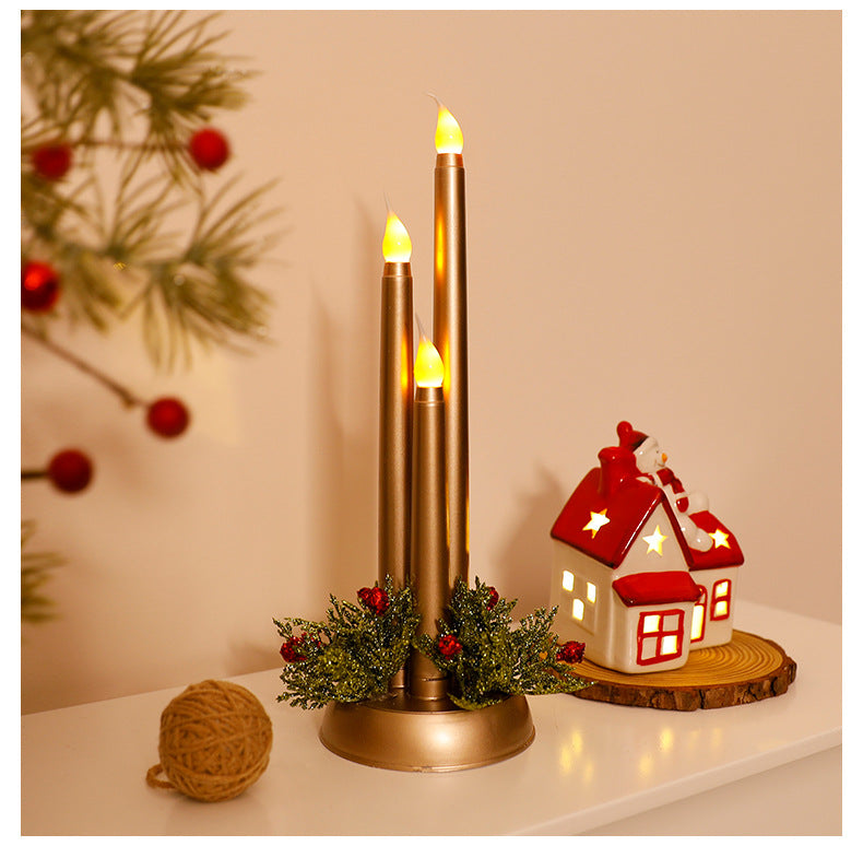 Glossy Simulation Led Taper Candle