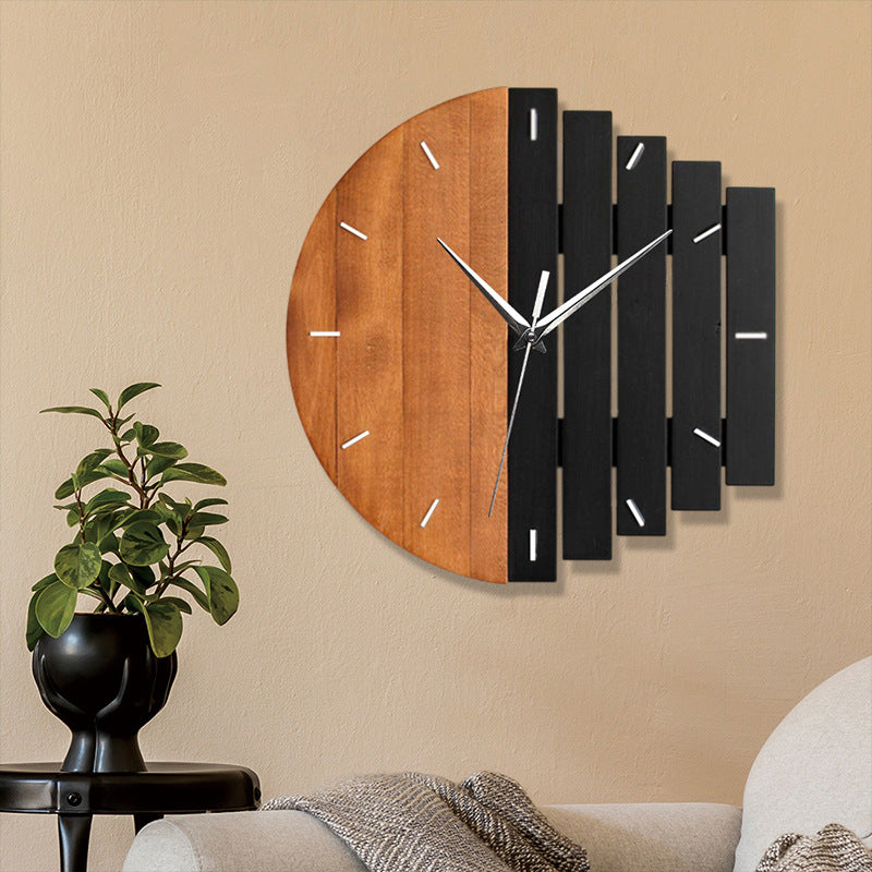 Maliben | Unique Wooden Analog Silent Wall Clock