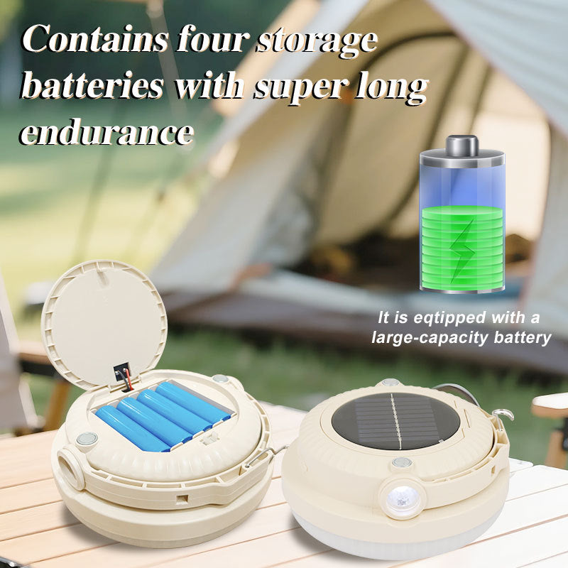 Long-Endurance Led Rechargeable Light Solar Camping Light
