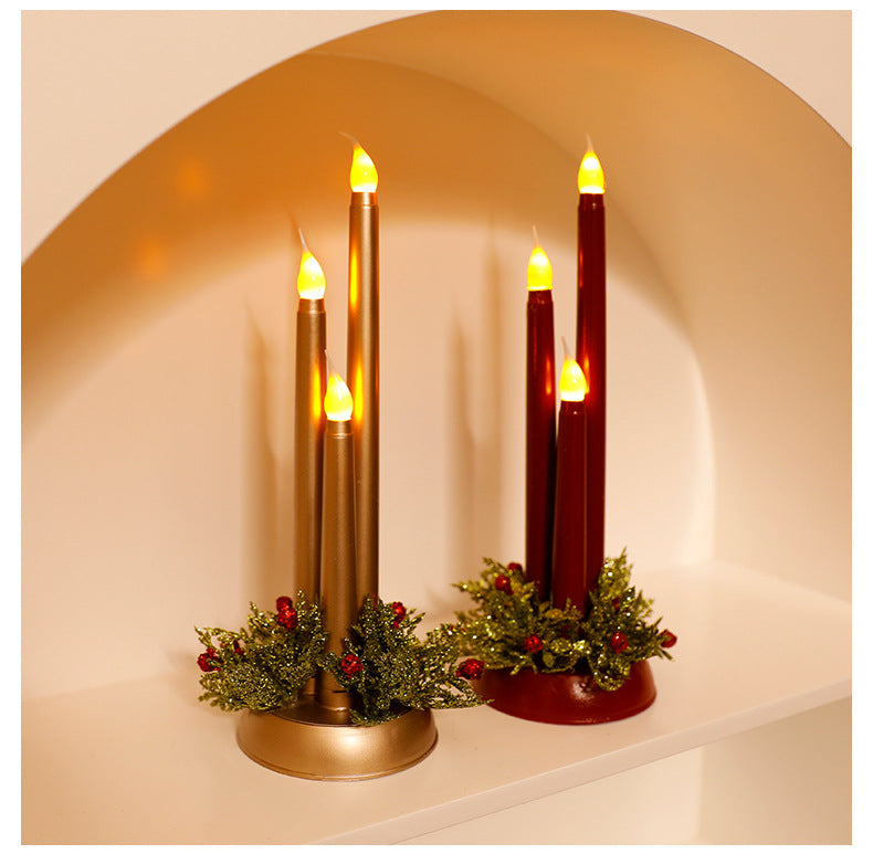 Glossy Simulation Led Taper Candle