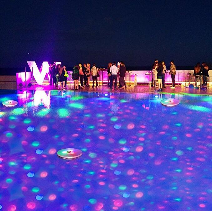 Outdoor Led Waterproof Diamond Pool Light Floating Decor