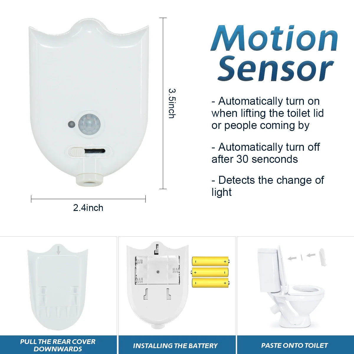 Led Sensor Night Light Stepless Dimming Corridor Wall Light