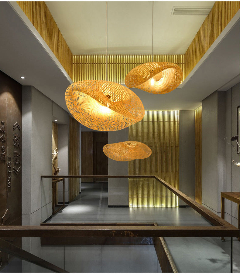 MAliben | Bamboolife Pendant Lamp - Handwoven Bamboo Lampshade For a Warm Interior