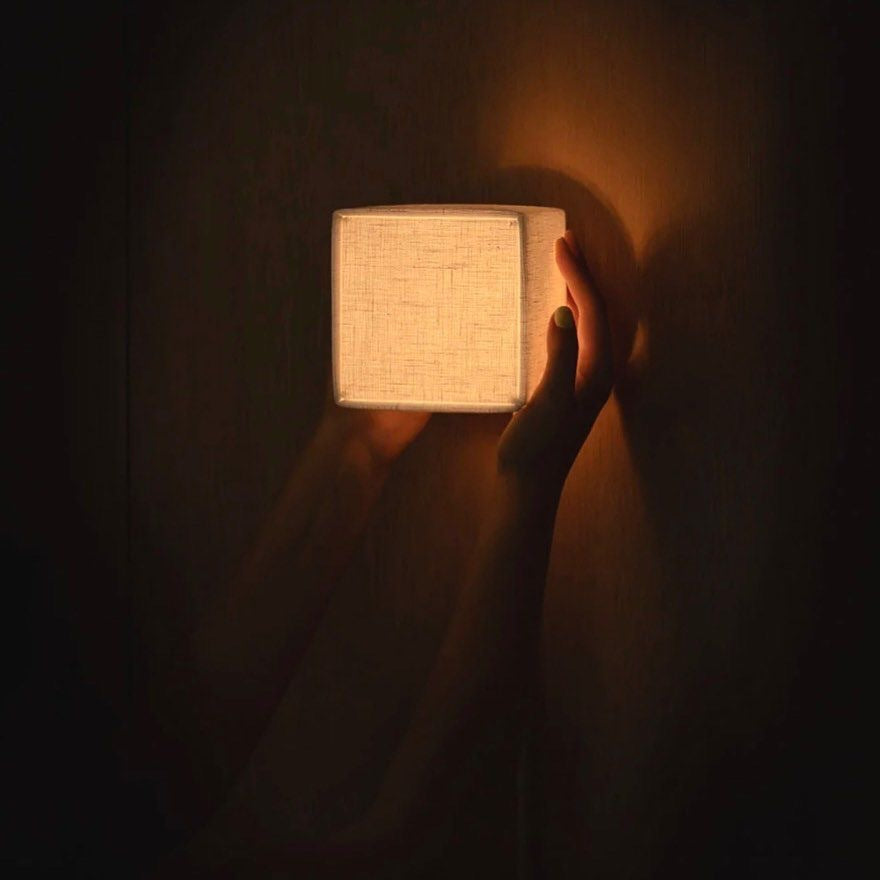 Maliben | Fabric Wall Lamp In Japanese Wabi-Sabi Style