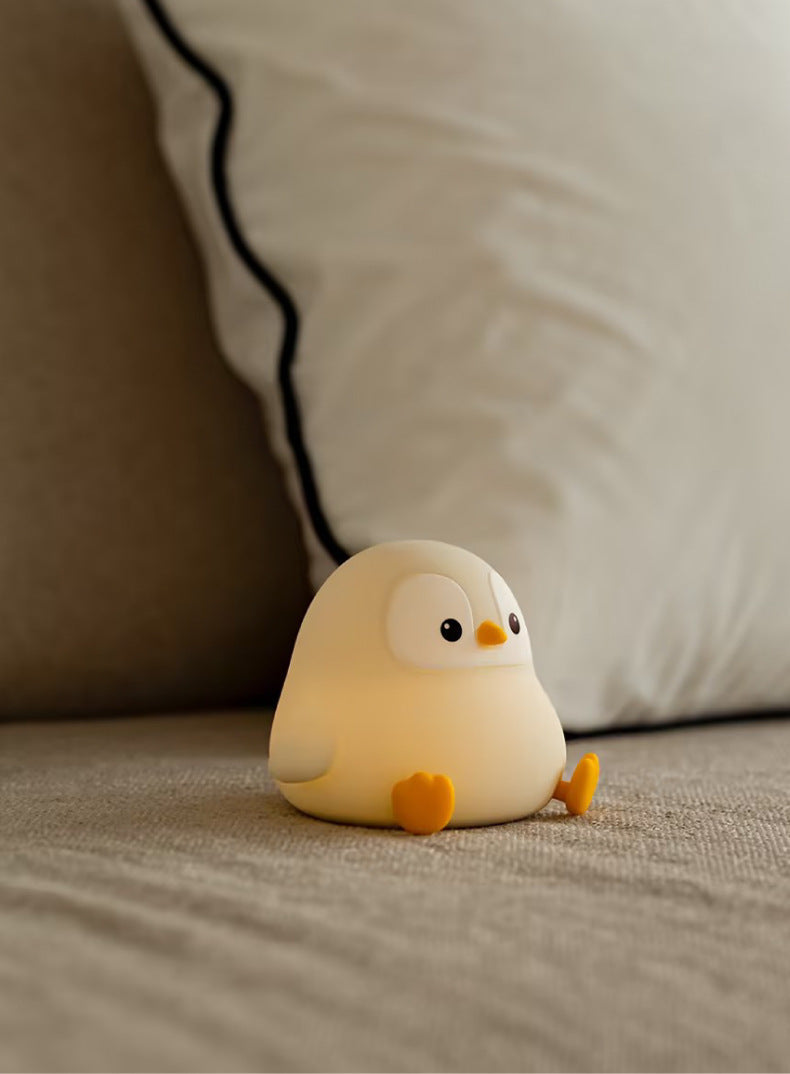 New Penguin Baby Silicone Tap Night Light