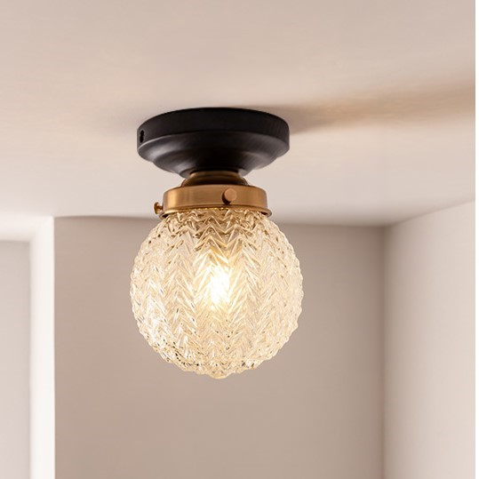 Maliben | Retro Crystal Glass Ceiling Lamp
