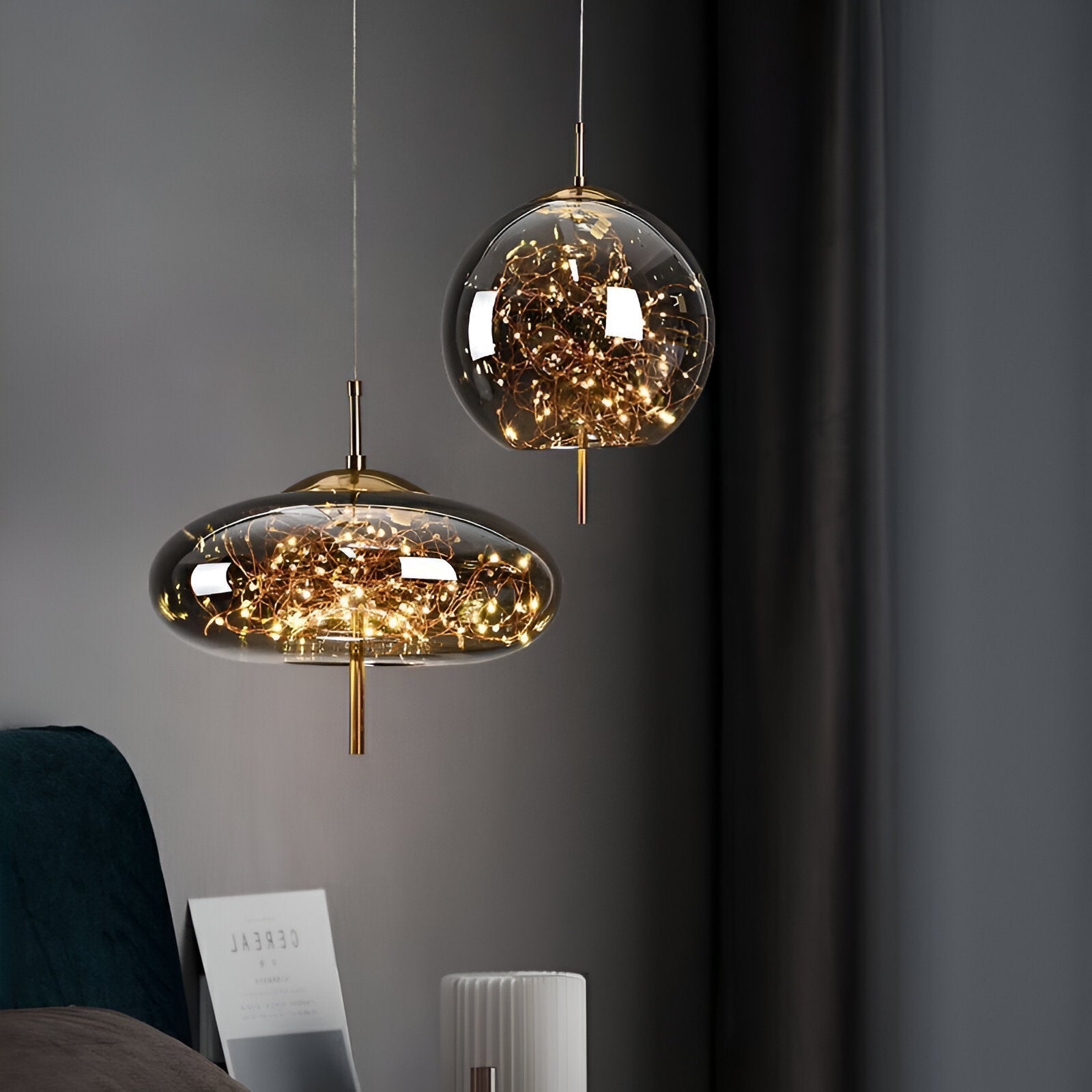 Maliben | Glass Nordic Luxe Pendant Lamp