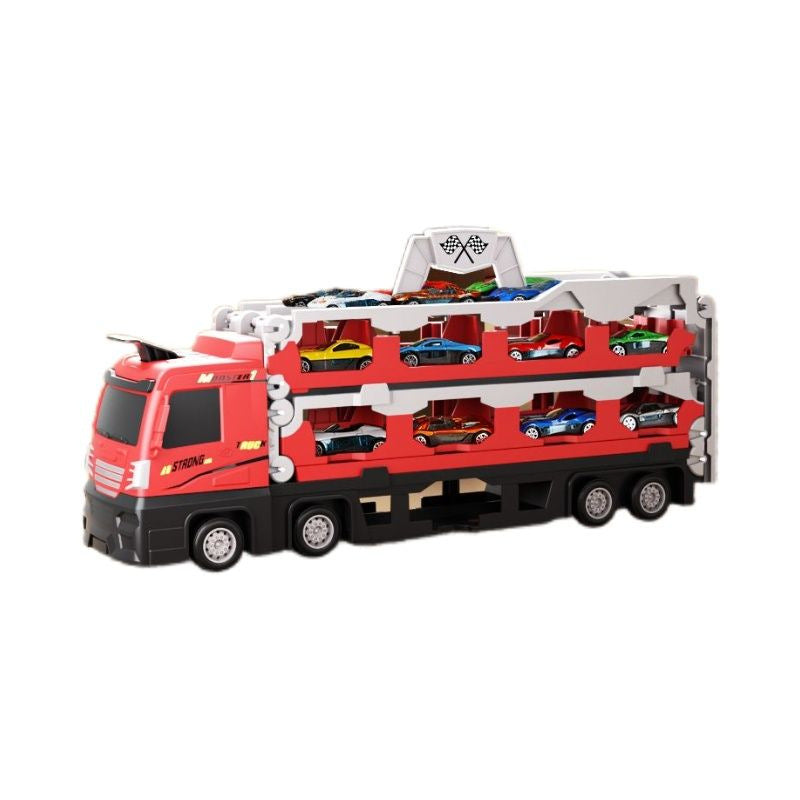 Maliben | 2in1 Foldable Truck Racing Track