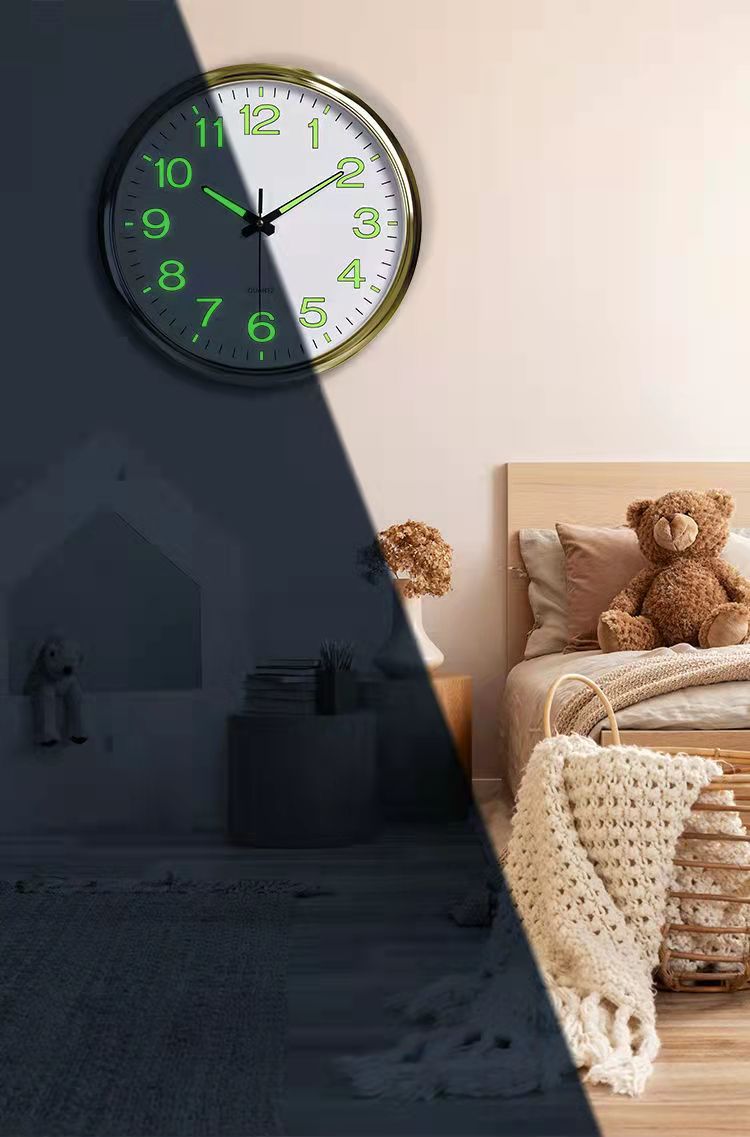 Maliben | Silent Classroom Clock 30 Cm - Silent & Illuminated Time