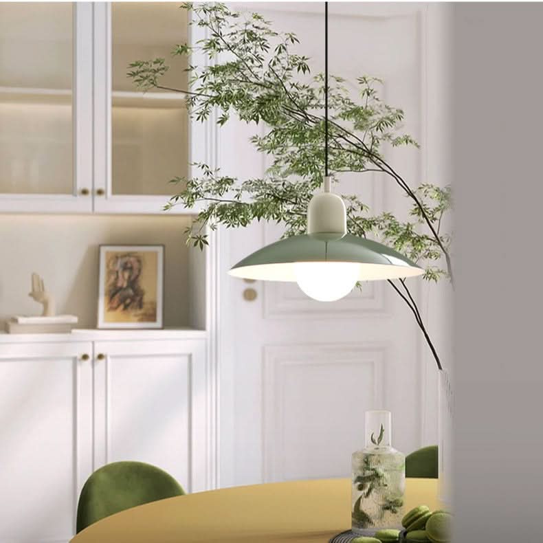 Maliben | Modern Macaron Bauhaus Pendant Light – Iron Shade