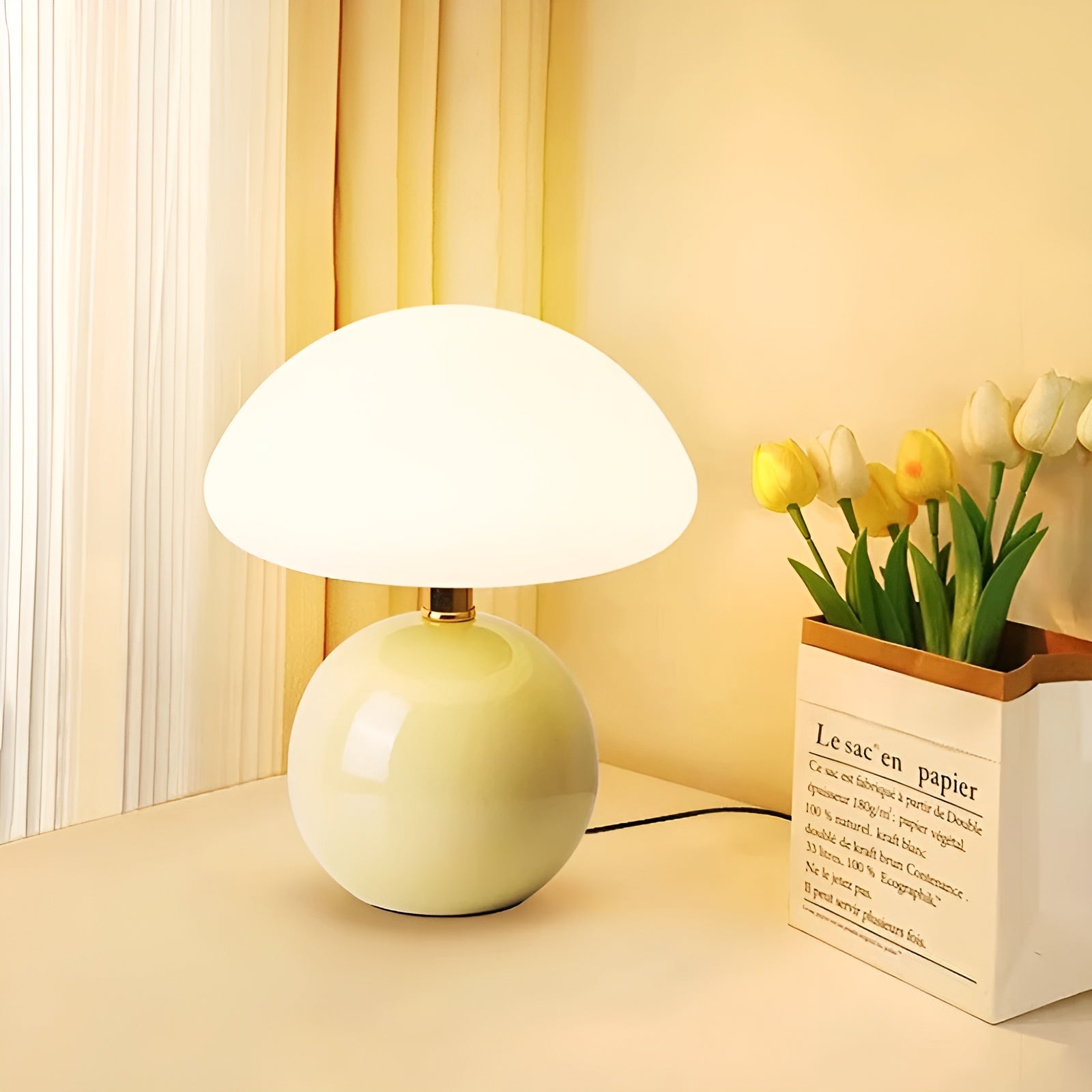 Maliben | Elegant Mushroom Led Lamp – Warm Light & Luxury Atmosphere