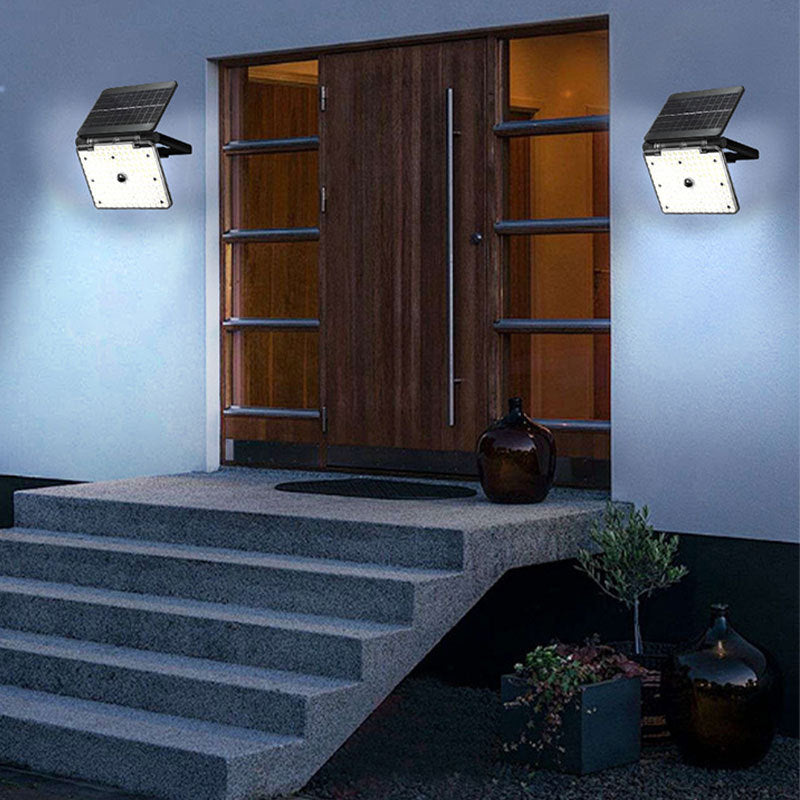 Solar Motion Sensor Wall Light Foldable Outdoor Floodlight