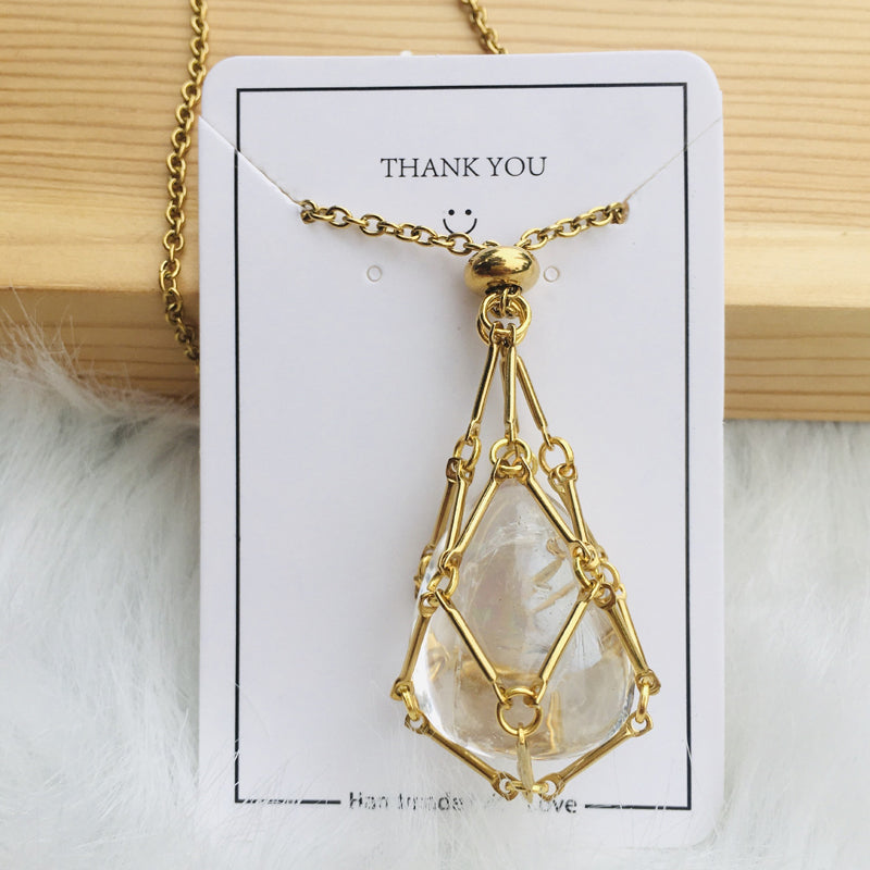 Maliben | Shiny Crystal Stone Necklace
