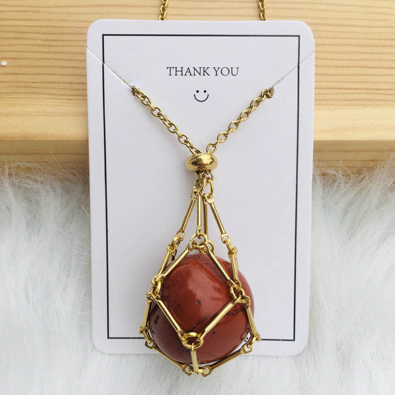 Maliben | Shiny Crystal Stone Necklace