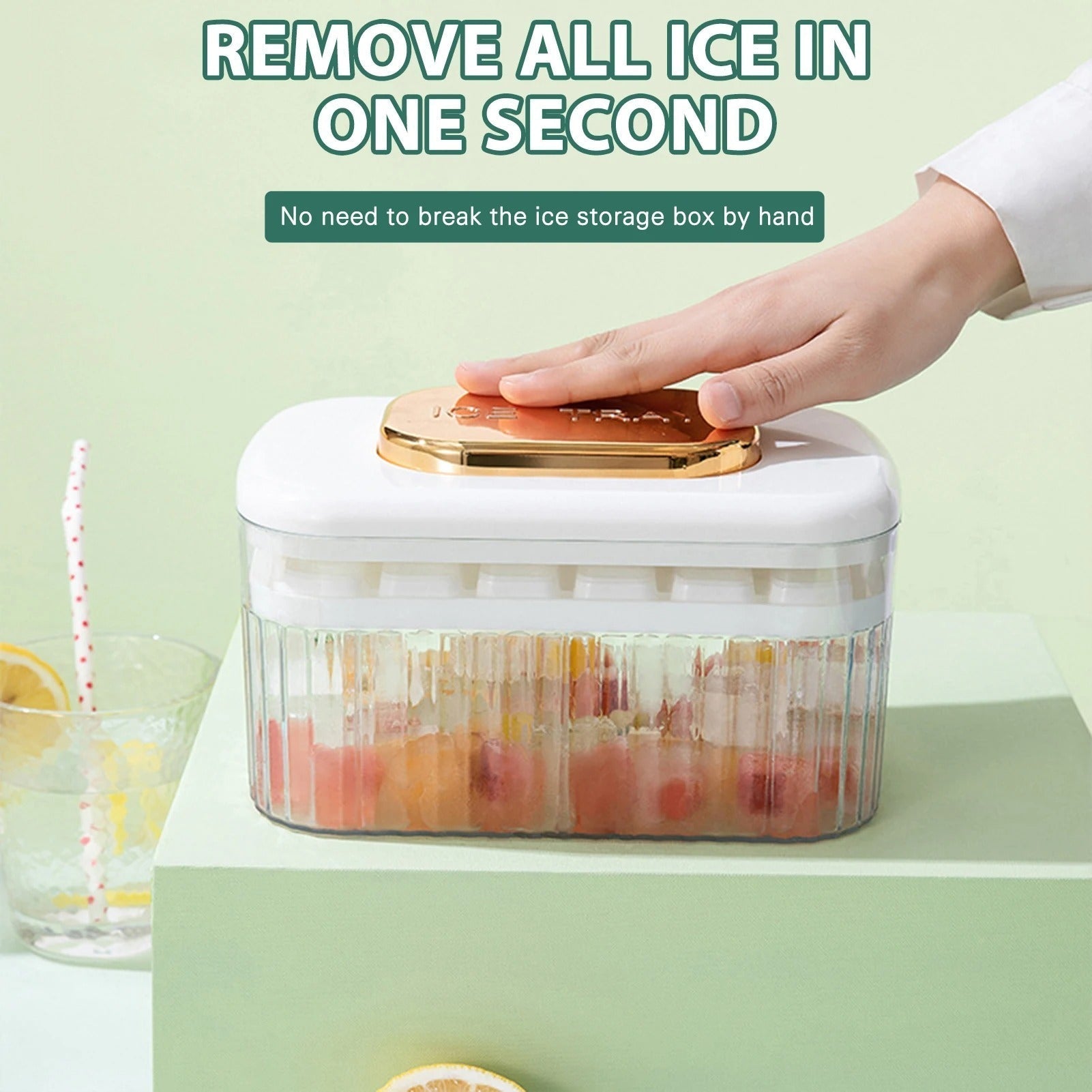 Maliben | One-Press Ice Cube Maker Box