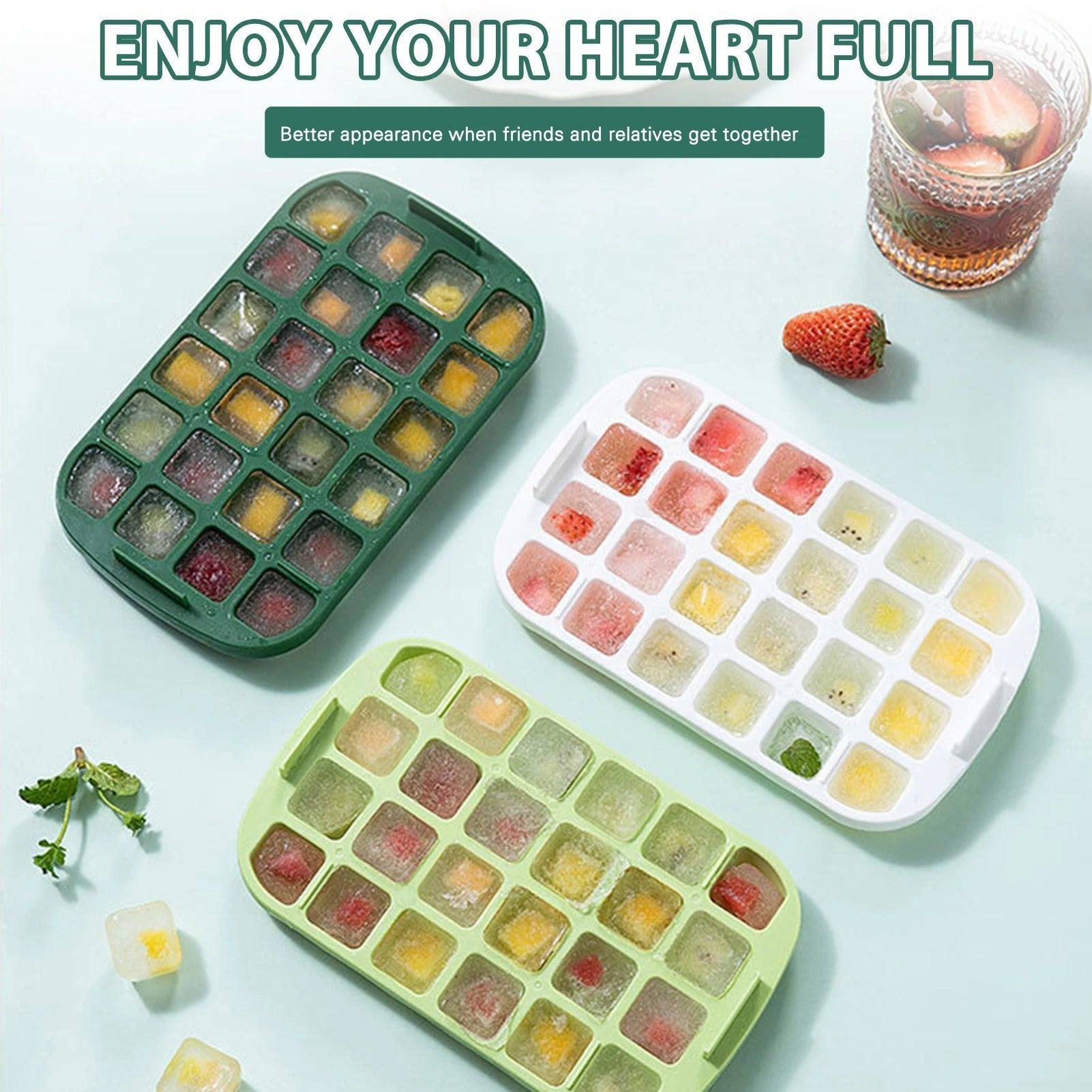 Maliben | One-Press Ice Cube Maker Box