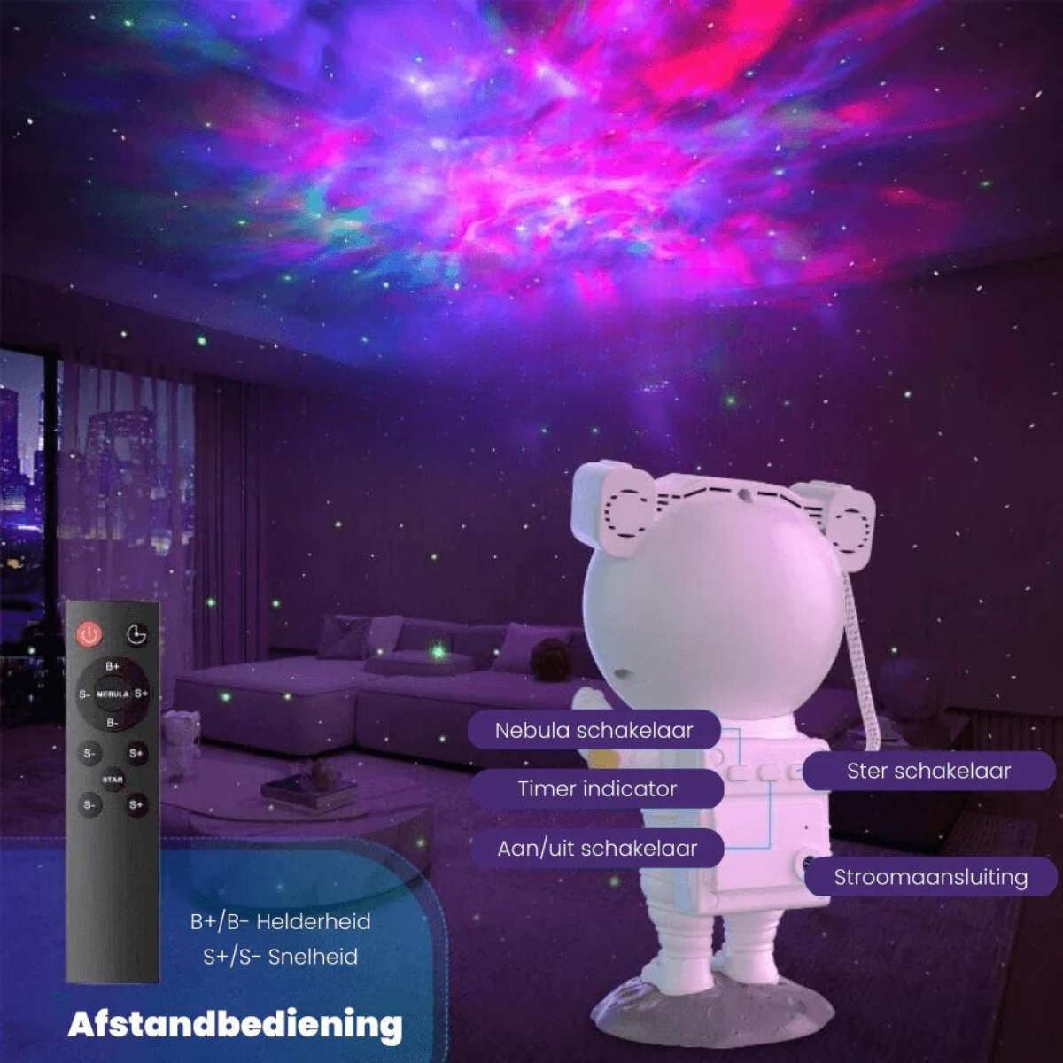 Maliben | Spacebuddy Galaxy™ - Galaxy Projector