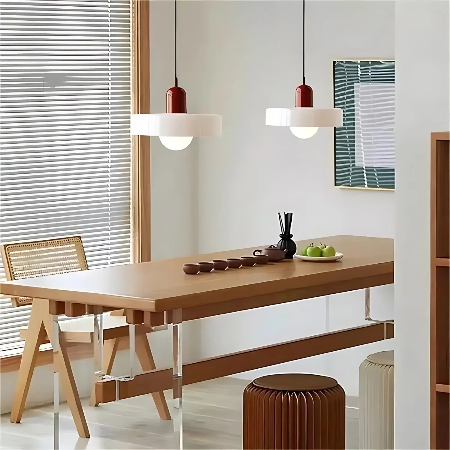 Maliben | Celeste Élégance - Stylish Pendant Lamp Of Metal & Glass