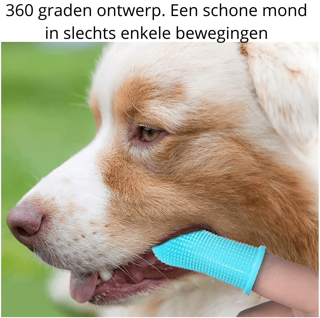 Maliben | Pawclean Pro – 360° Silicone Finger Toothbrush For Stress-Free Dental Care For Dogs