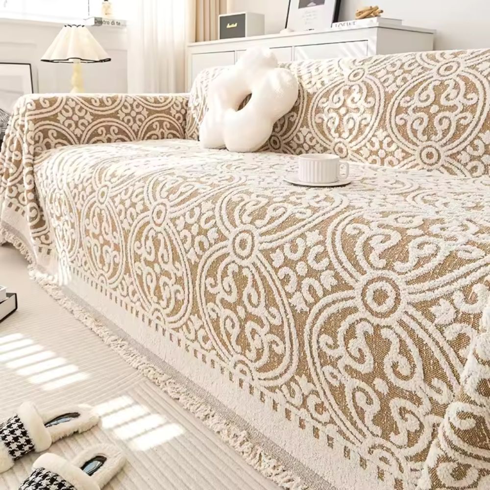 Maliben | Ornamental Jacquard Sofa Cover