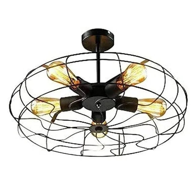 Maliben | Retro Cage Ceiling Lamp