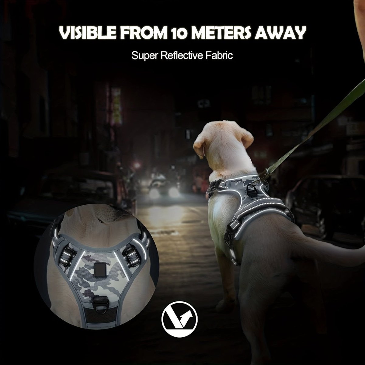 Maliben | Reflective, breathable dog harness for small and large dogs