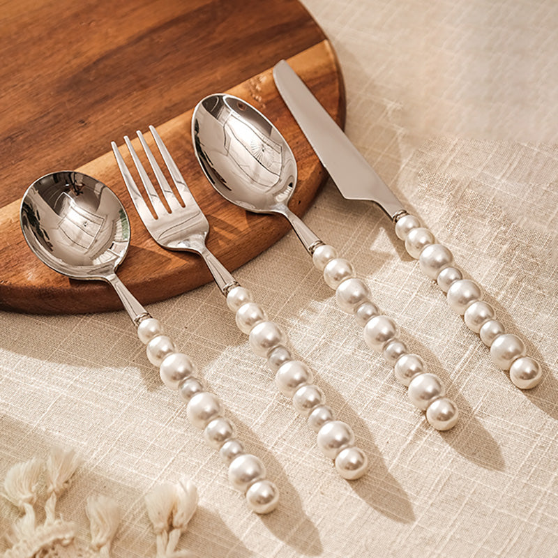 Maliben | Pearl grip cutlery 4 piece set