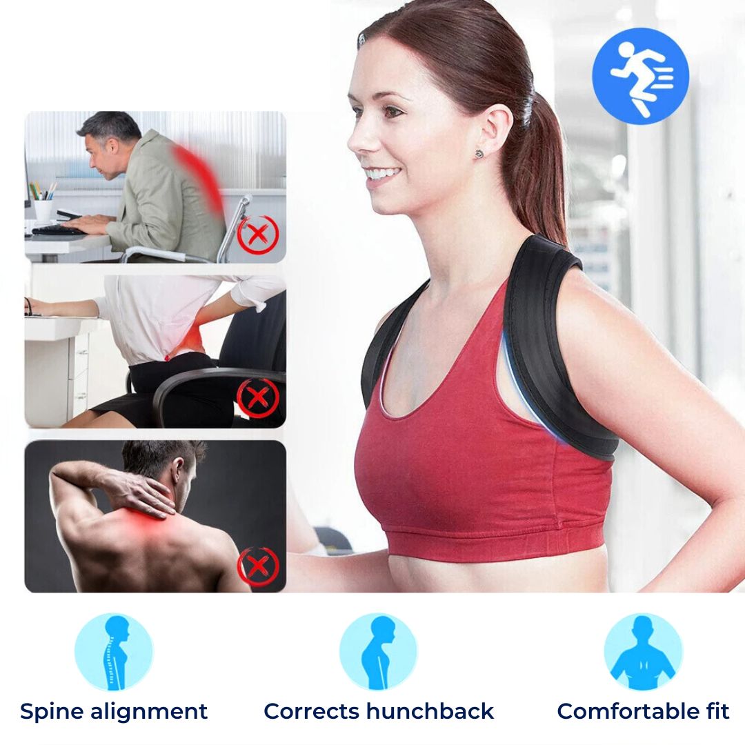 Maliben | Adjustable Back Brace Posture Corrector For Chronic Pain Relief And Daily Comfort Support