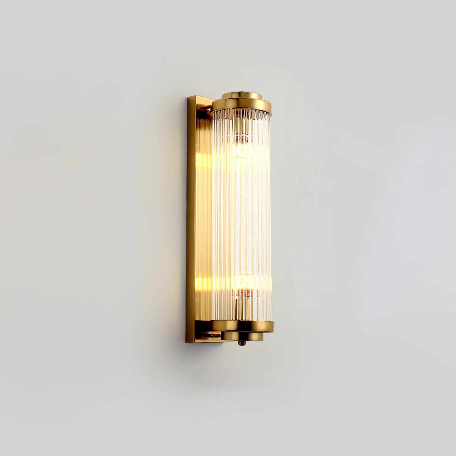 Maliben | VIntage Glass Wall Lamp With Led in Retro Style