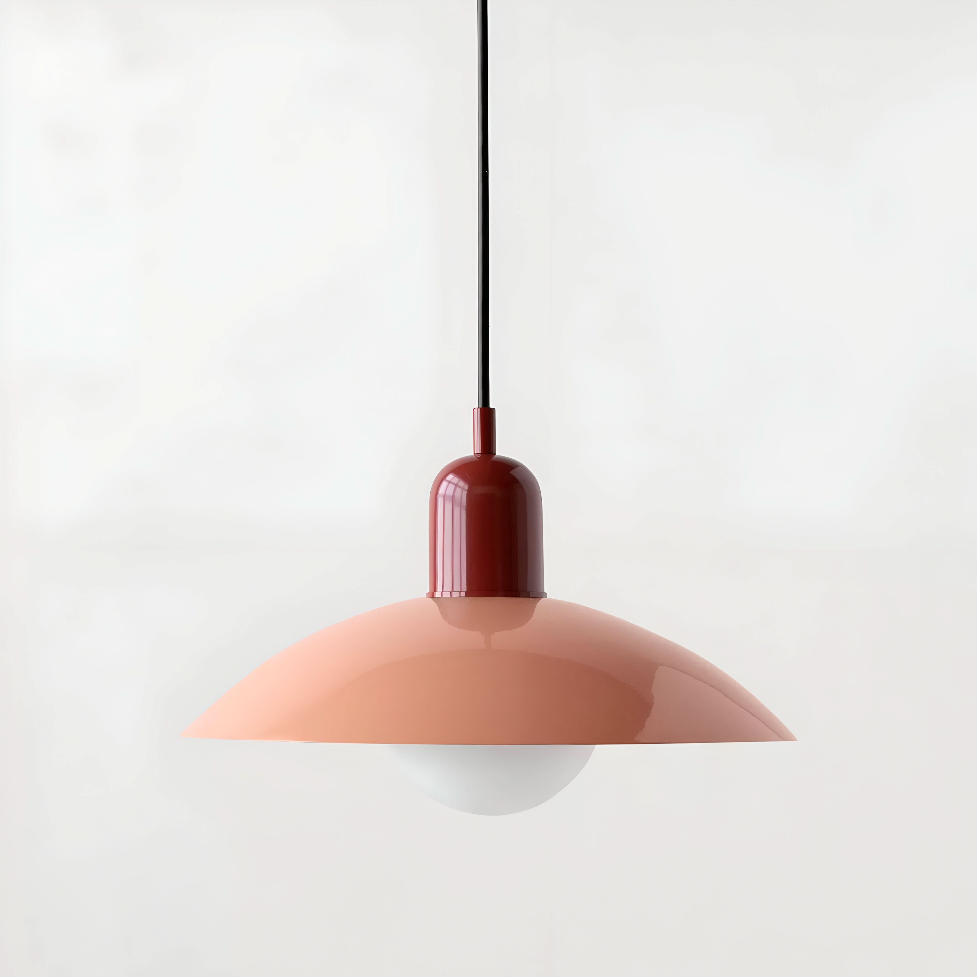 Maliben | Modern Macaron Bauhaus Pendant Light – Iron Shade