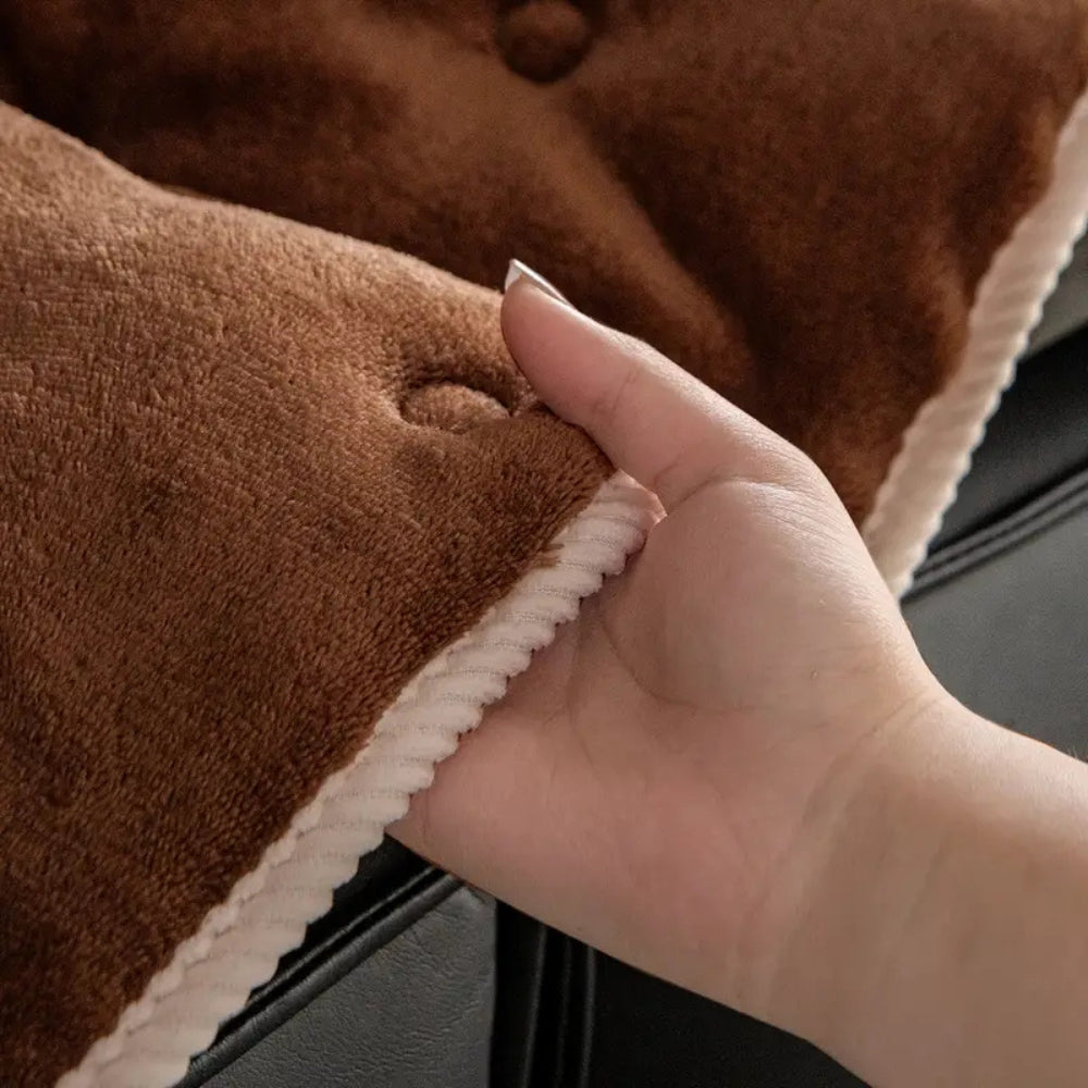 Maliben | Plush Button-Tufted Sofa Cover