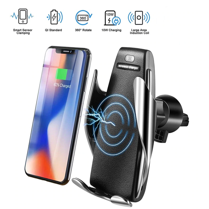 Maliben | Wireless Automatic Sensor Car Phone Holder And Charger