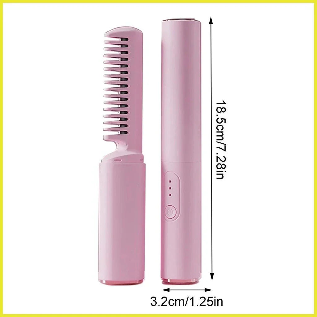 Maliben | Glatzza MIni-Smoothing Brush — Silky Smooth Dream Hair in 60 Seconds That Captivates All Eyes!