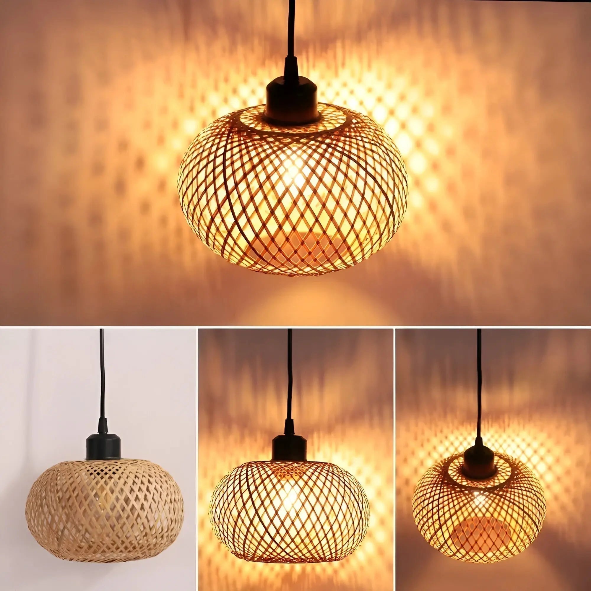 Maliben | Elegant Rattan Pendant Light: Luxury Lighting For Any Space