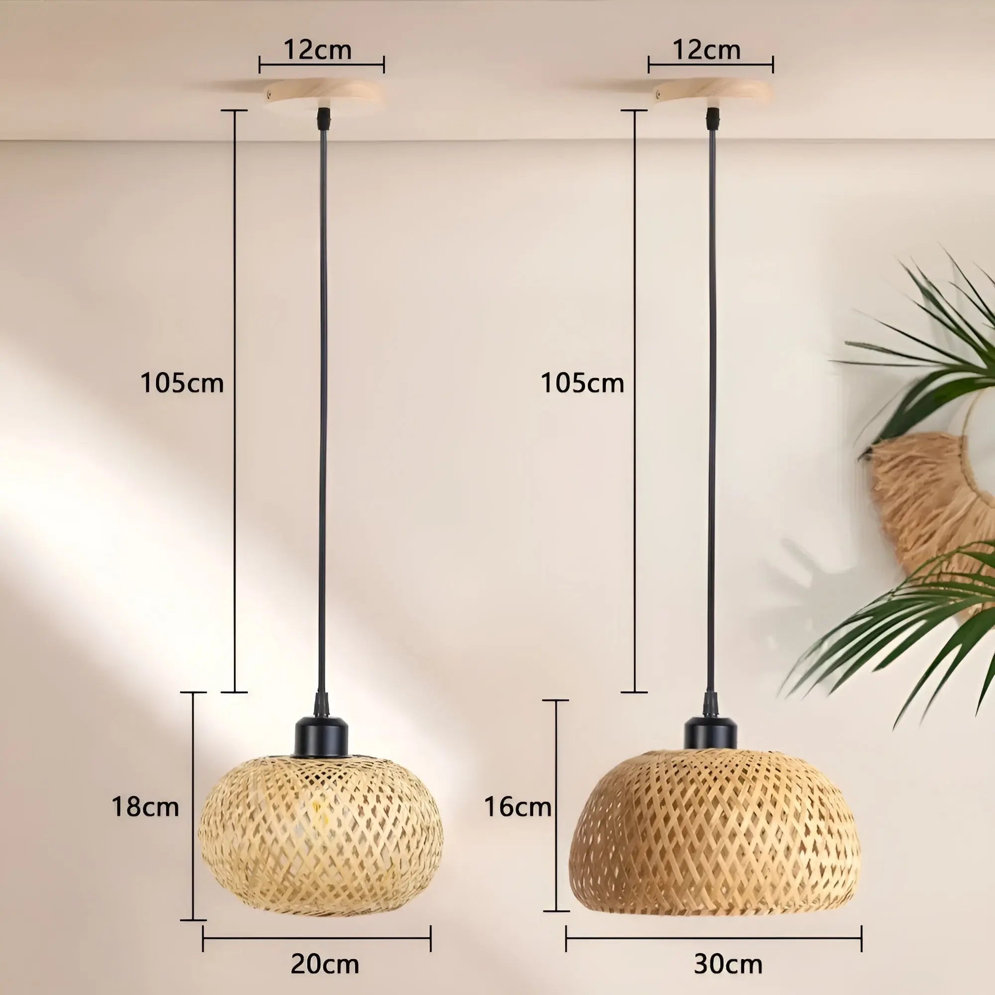 Maliben | Elegant Rattan Pendant Light: Luxury Lighting For Any Space