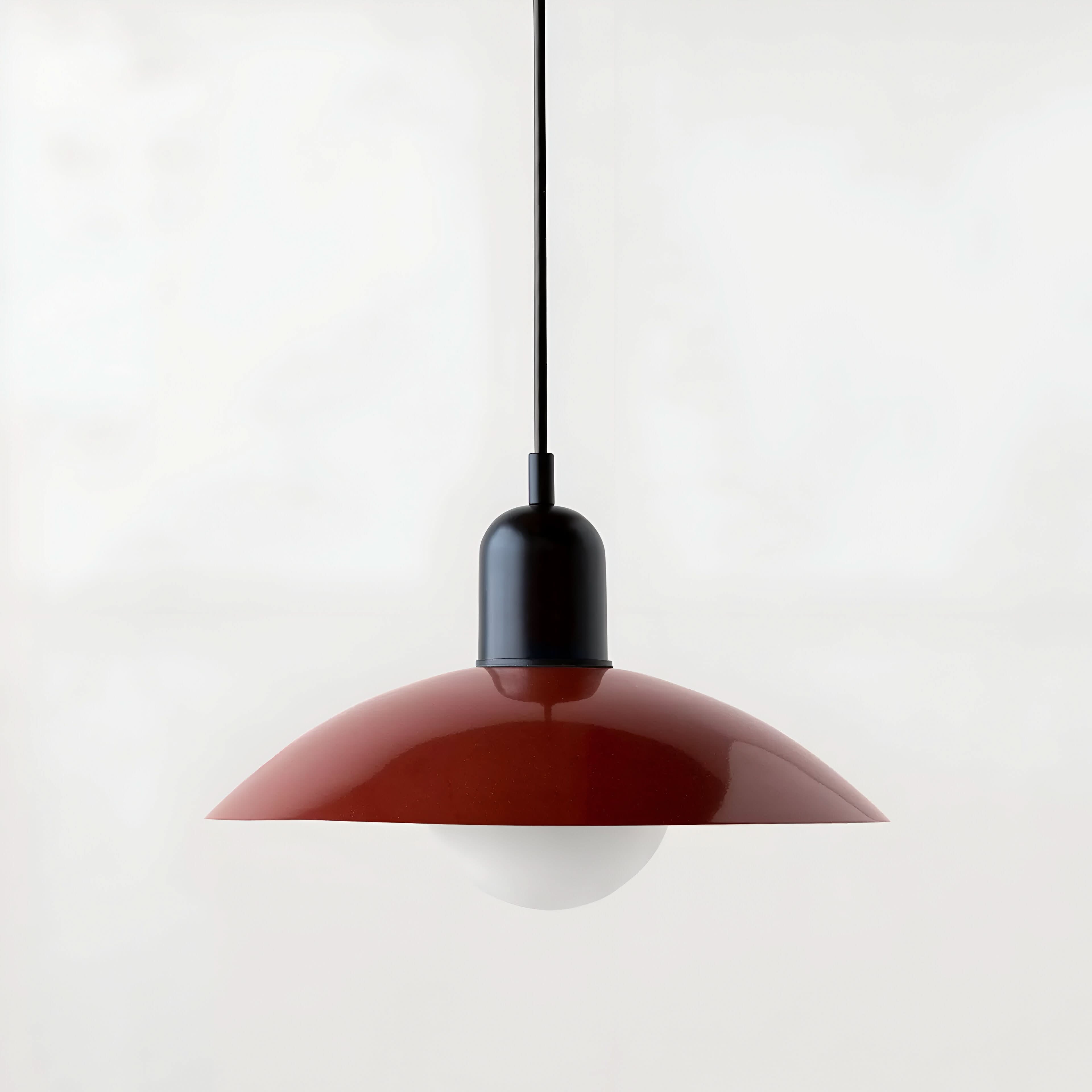 Maliben | Modern Macaron Bauhaus Pendant Light – Iron Shade