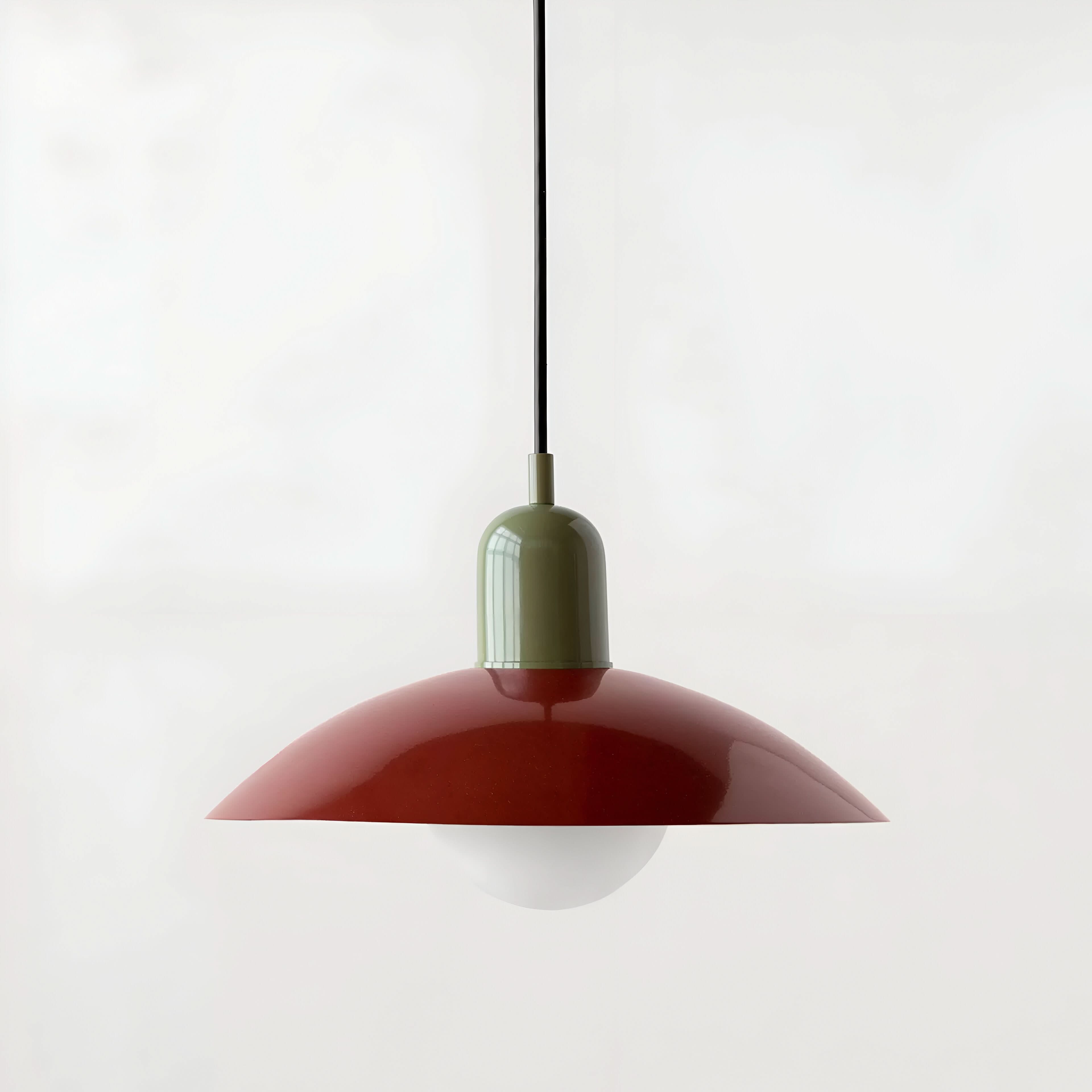 Maliben | Modern Macaron Bauhaus Pendant Light – Iron Shade