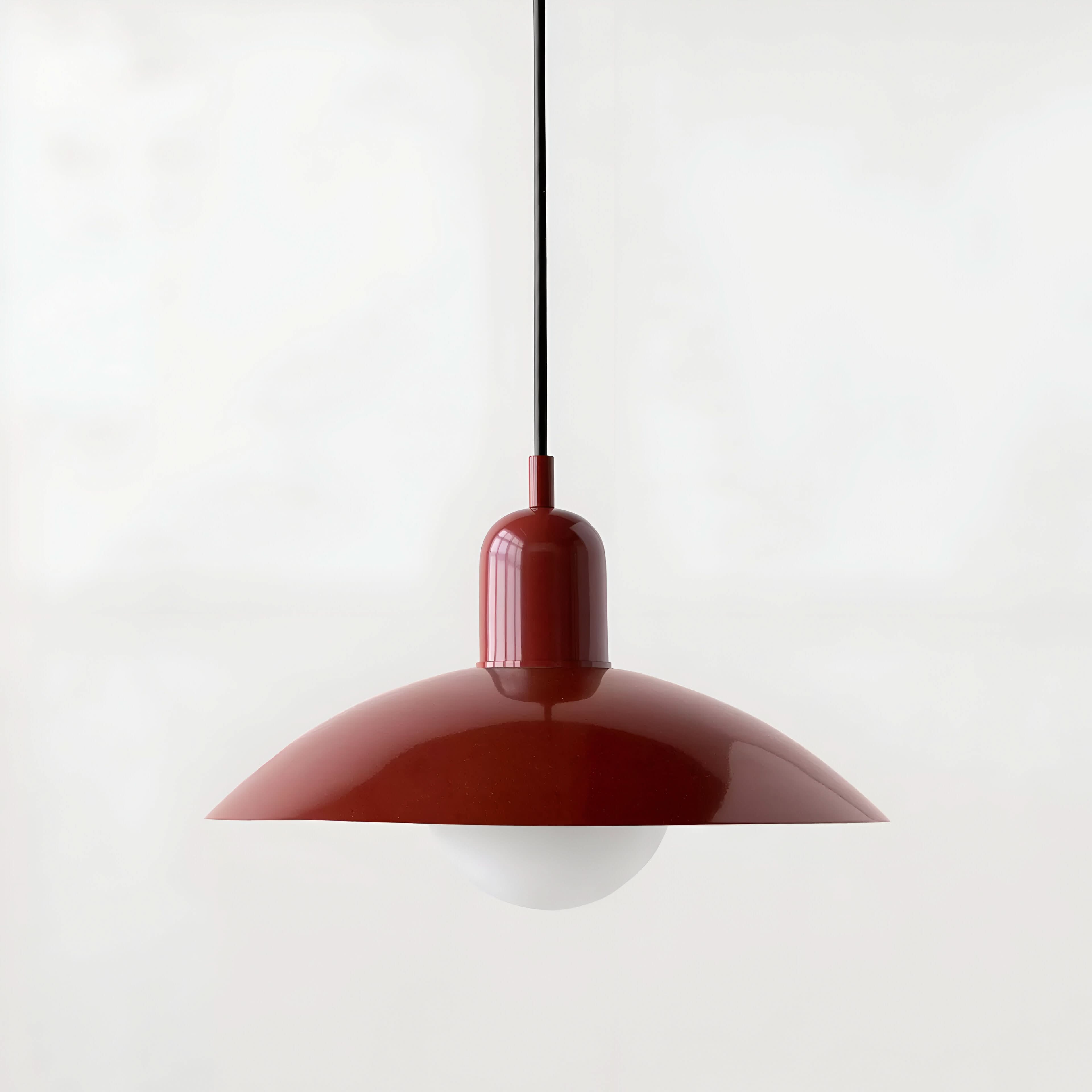 Maliben | Modern Macaron Bauhaus Pendant Light – Iron Shade