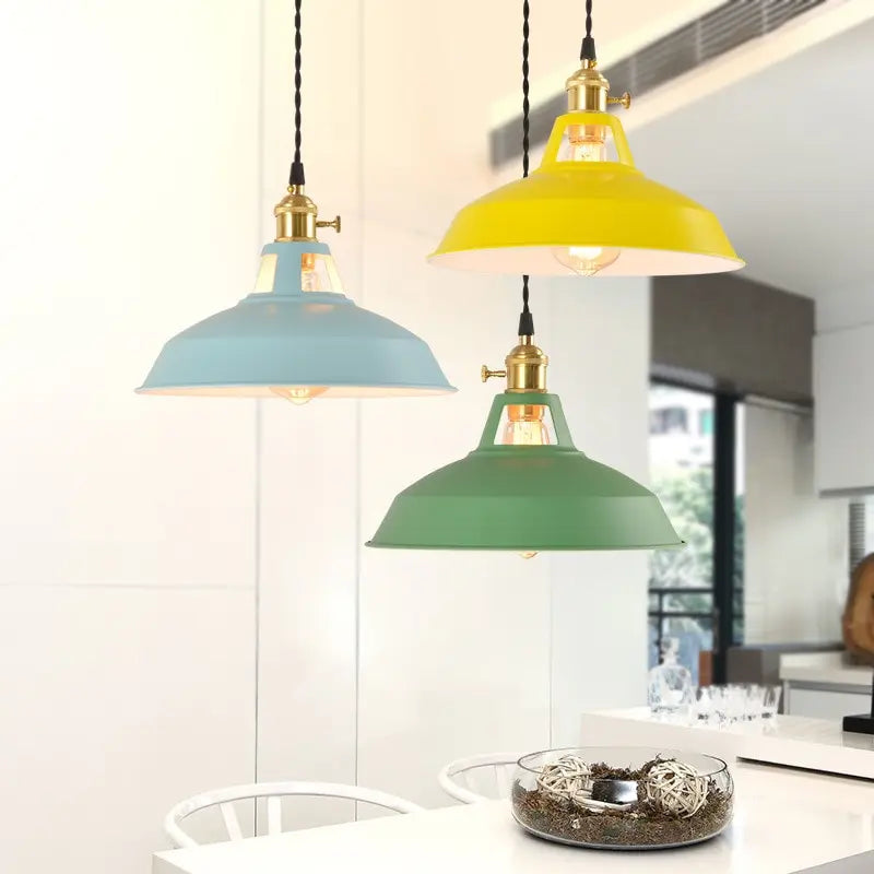 Maliben | Colored Retro Pendant Lamp